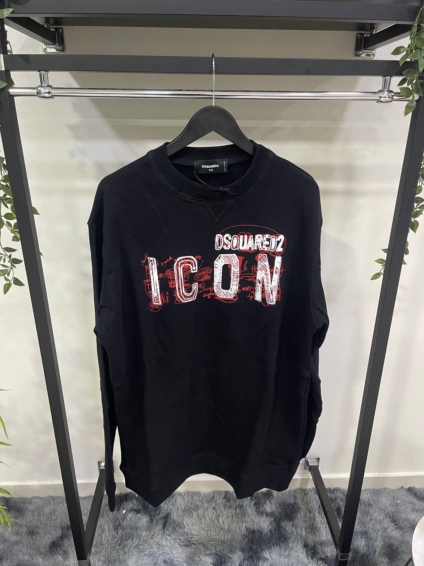 Felpa girocollo Dsquared2 Scribble