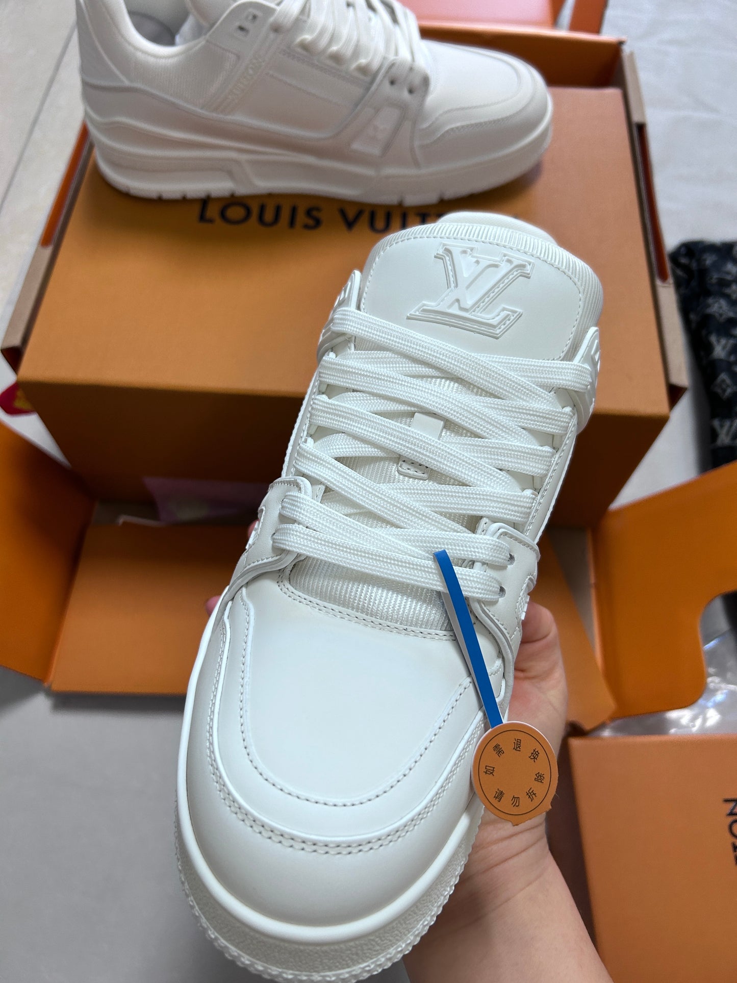Sneakers LV Trainer Bianche