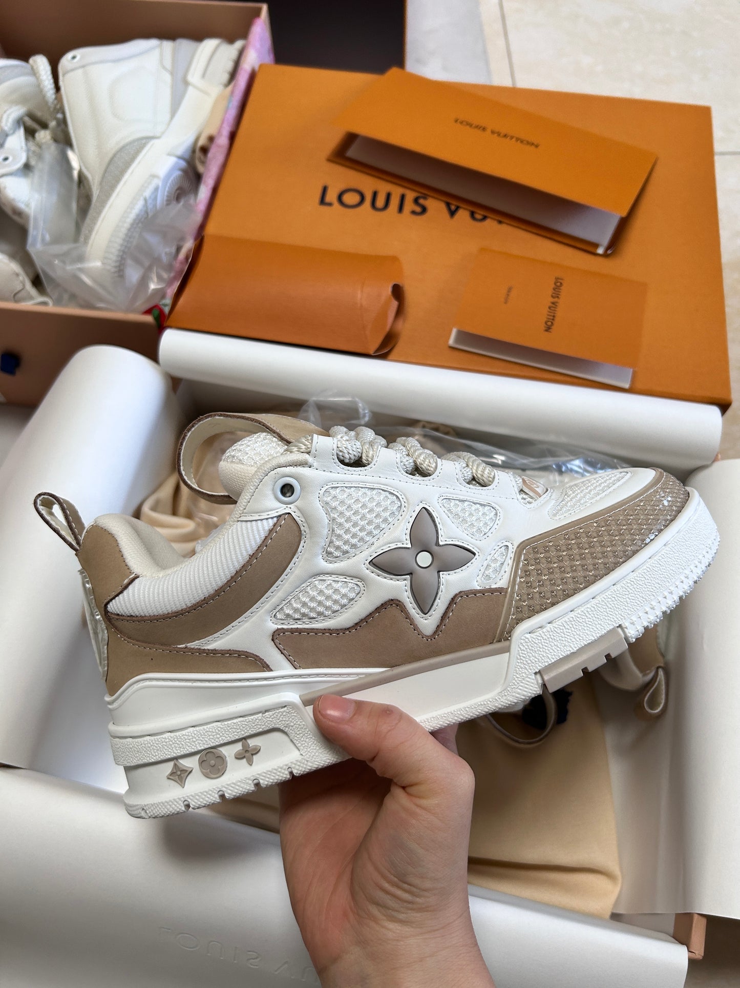 Sneakers LV Skate Beige