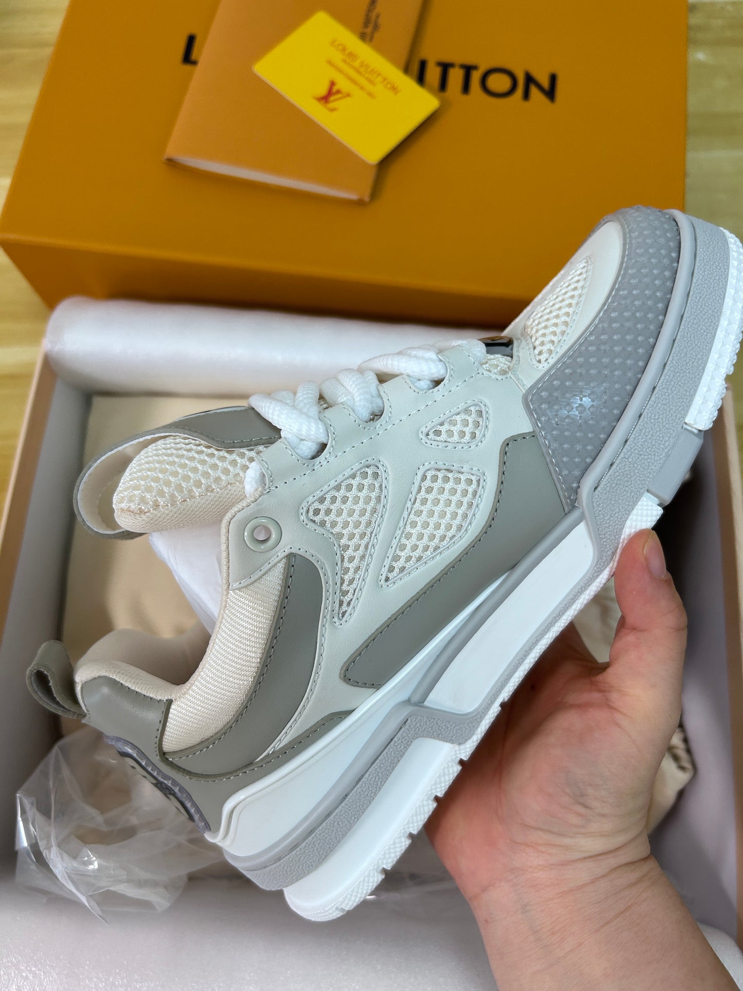 Sneakers LV Skate Grigia/Bianca