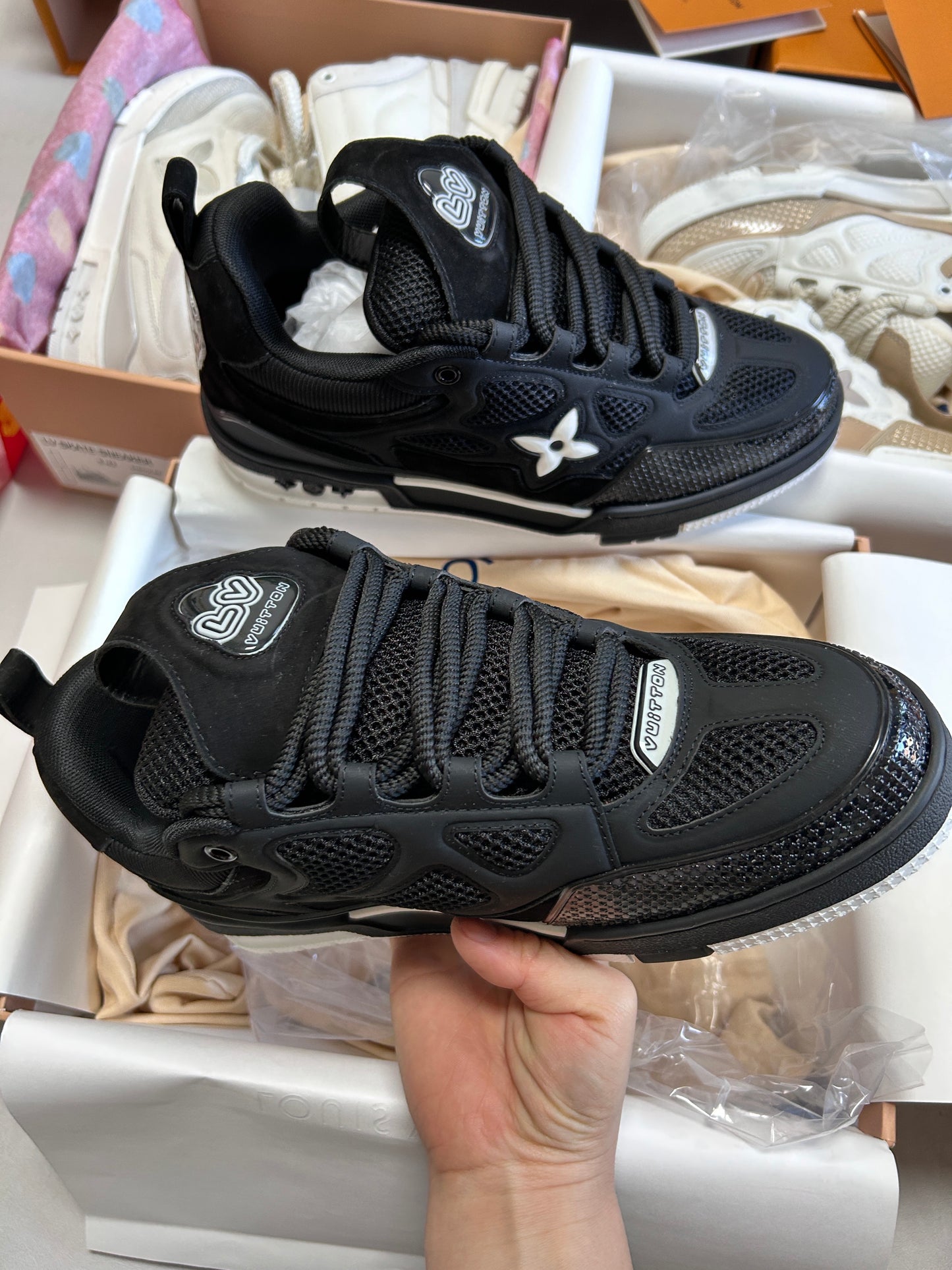 Sneakers LV Skate Nera