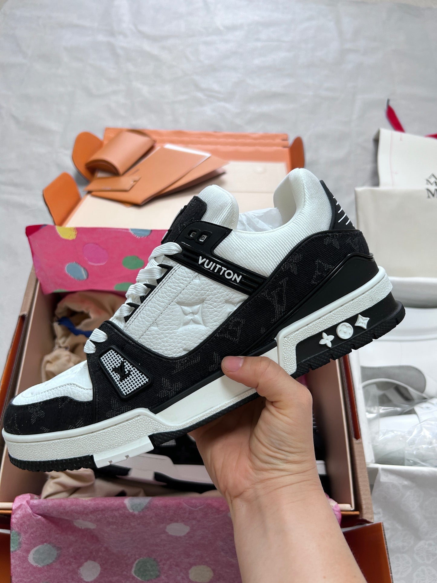 Sneakers LV Trainer Nera/Bianca