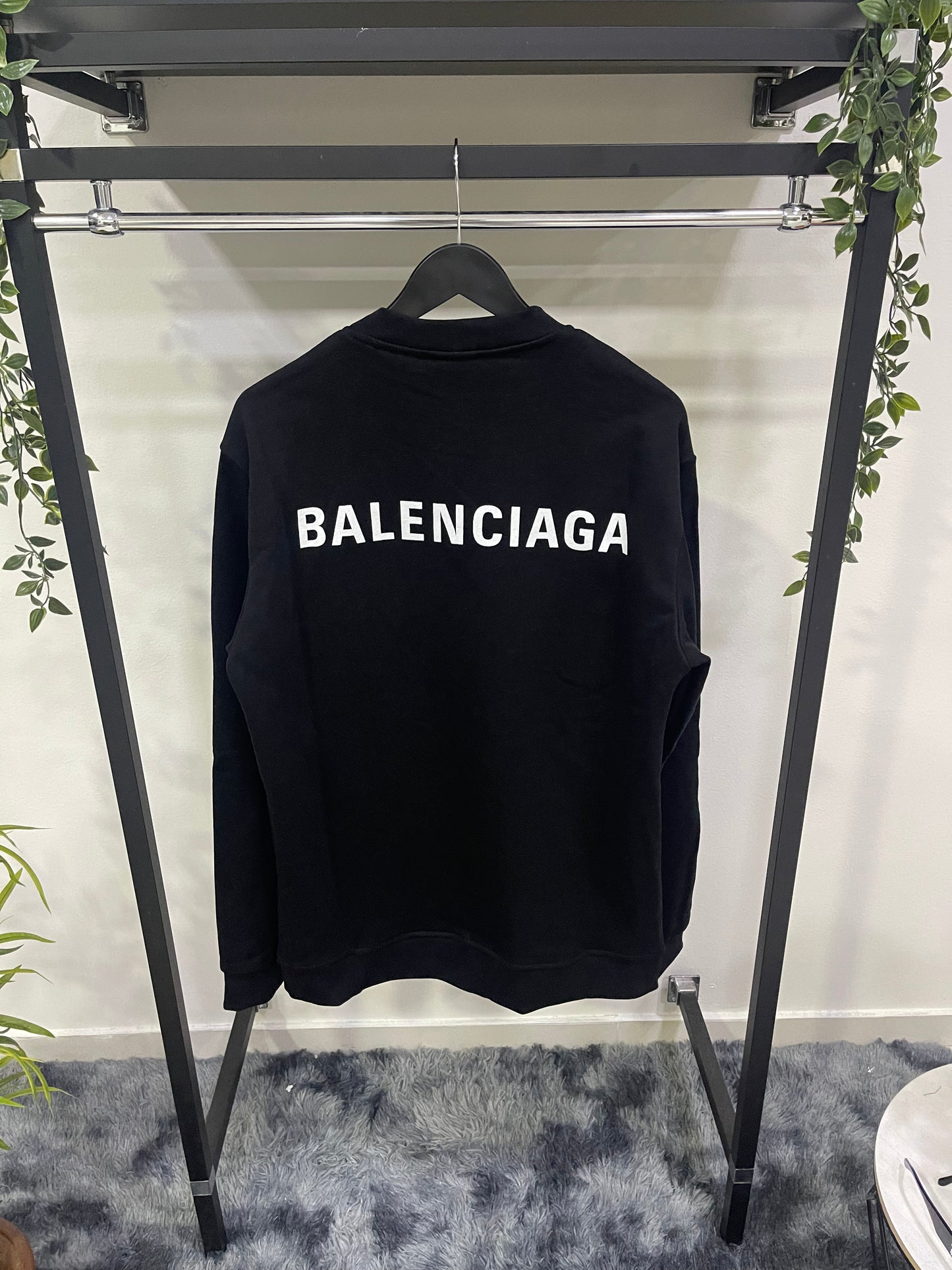 Felpa girocollo Balenciaga BACK