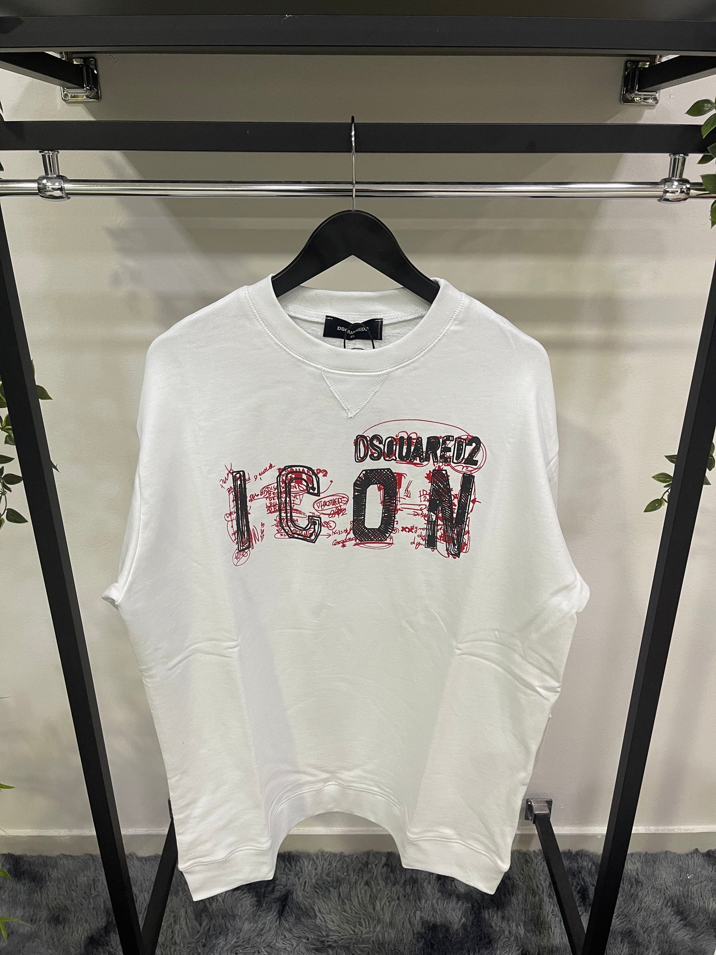 Felpa girocollo Dsquared2 Scribble