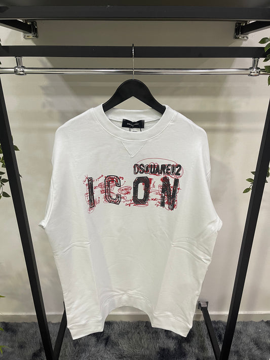 Felpa girocollo Dsquared2 Scribble