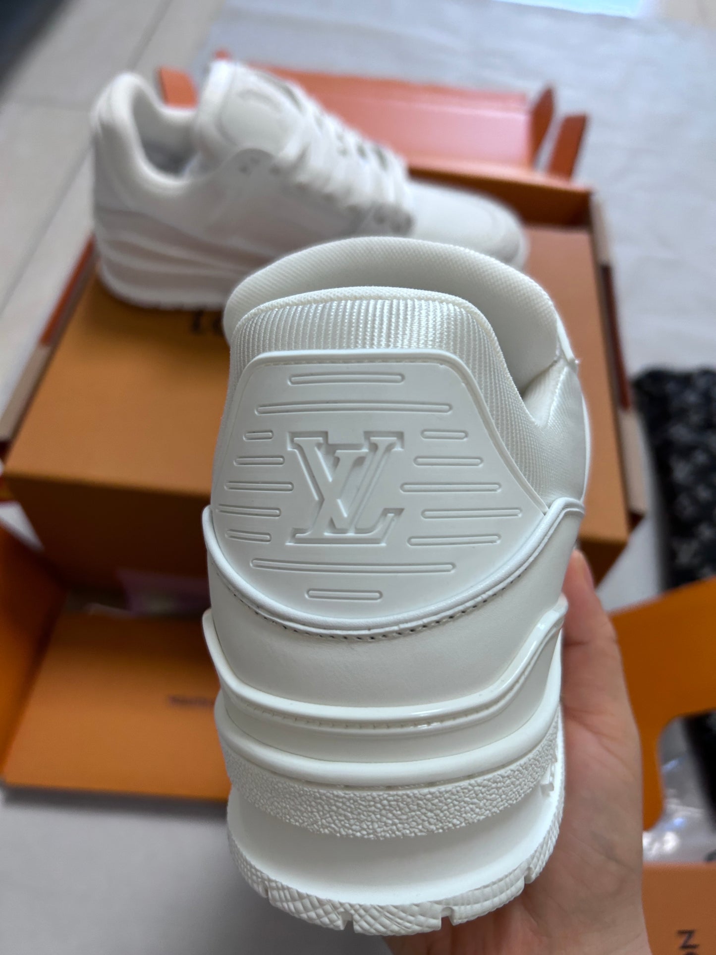 Sneakers LV Trainer Bianche