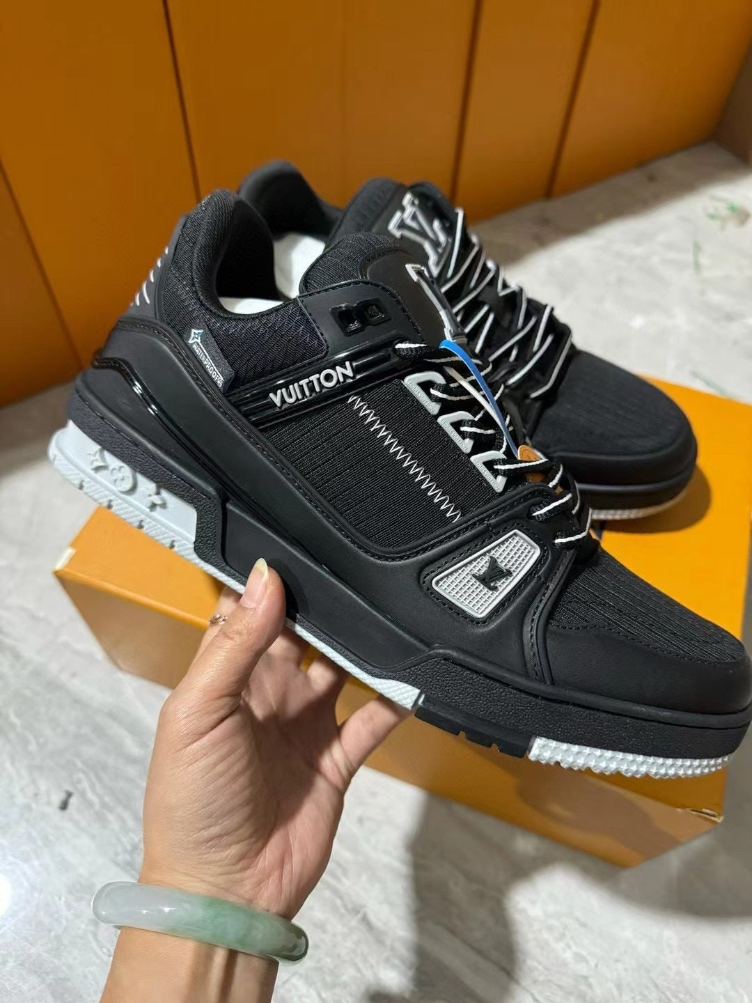 Sneakers LV Trainer Nera/Grigia