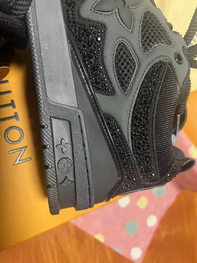 Sneakers LV Skate Black Crystal