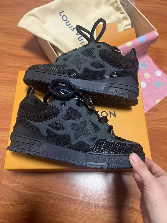Sneakers LV Skate Black Crystal
